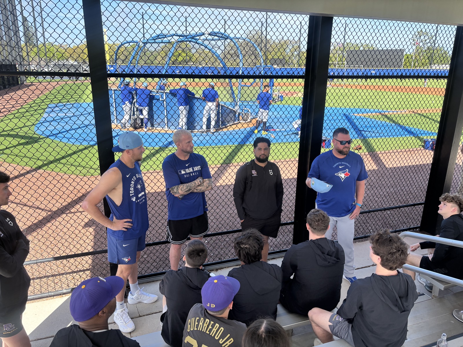 Session at a professional facility
